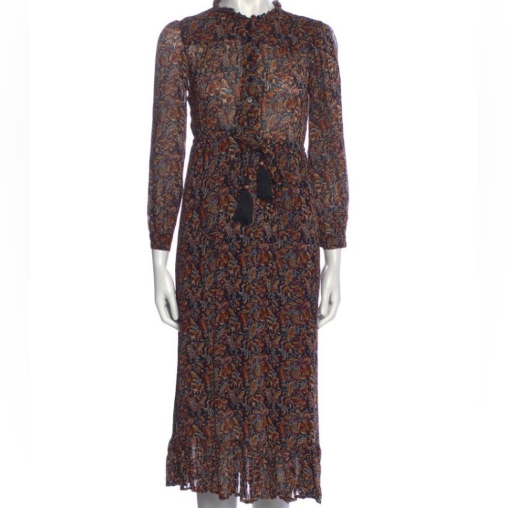 Like New Flowing Sea printed dress - lightly used - great for fall